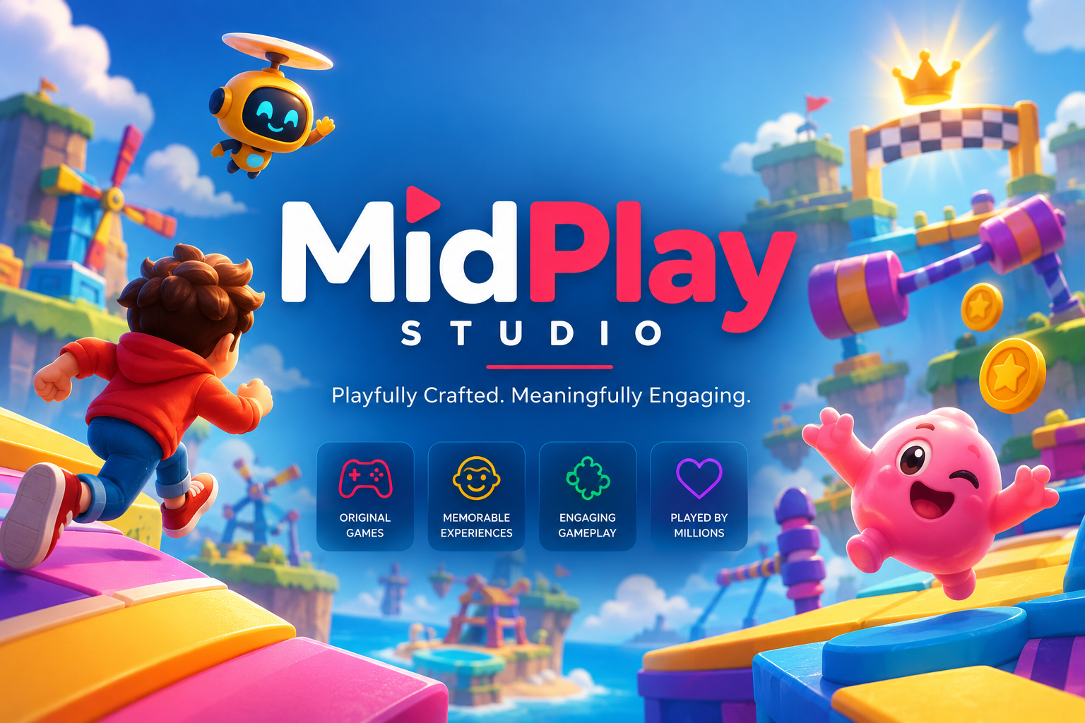 MidPlay Studio — Playfully Crafted. Meaningfully Engaging. Original games, memorable experiences, engaging gameplay, played by millions.